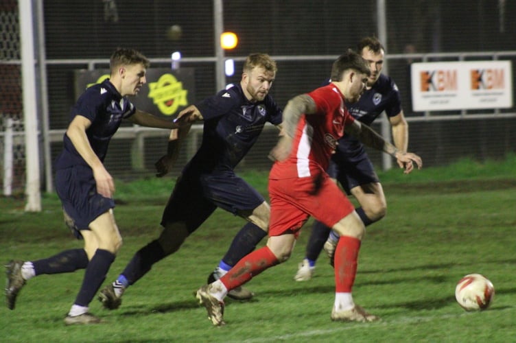 One goal was enough for Knighton at Bryn-y-Castell