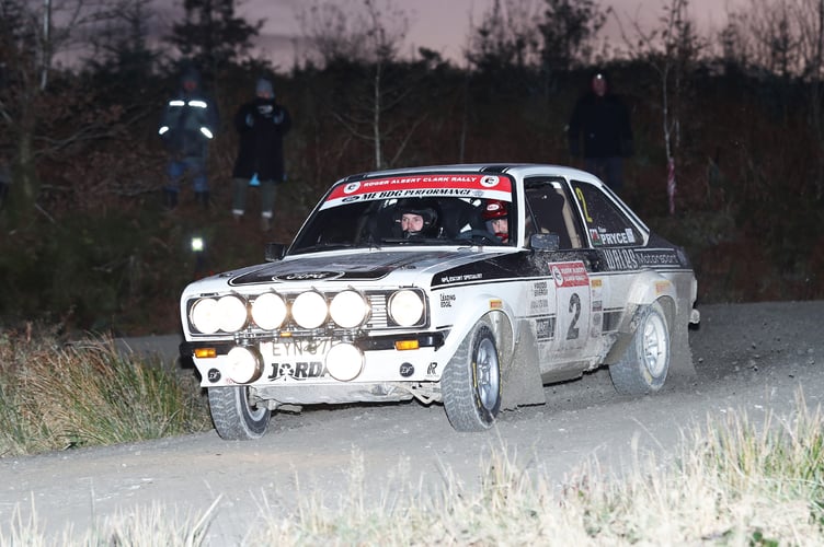 Osian Pryce and Dale Furniss took a start to finish victory in the Wales Motorsport Escort RS