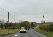 Unclassified road at Llanfanfawr currently closed due to collision