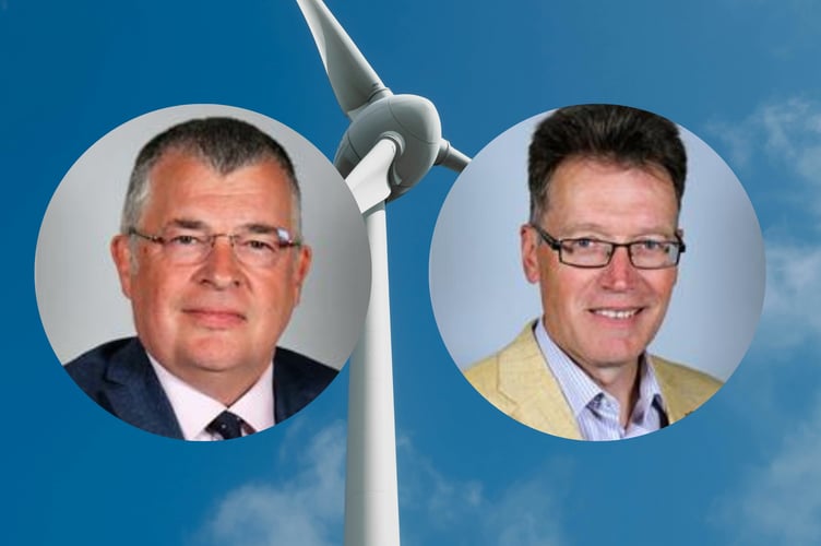 Cllr Iain McIntosh (left) and Cllr Jake Berriman are at loggerheads over a motion submitted by the former for debate this week