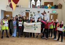 Year 5 and 6's Veggie Loop Cafe raises over £300 for Brecon Foodbank