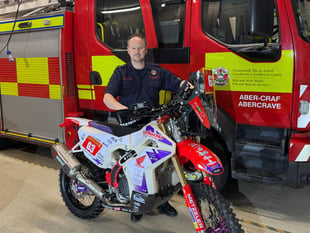 Firefighter to take on gruelling 8,000km Dakar Rally