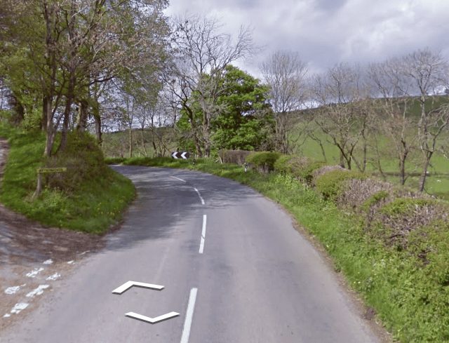 Knighton road closed due to collision