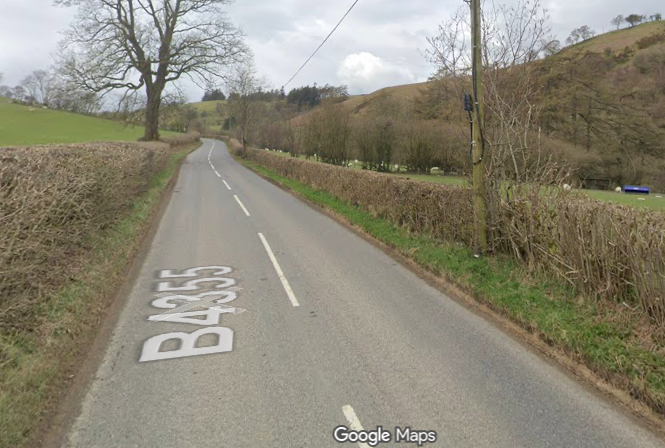 B4355 Felindre to Dolfor