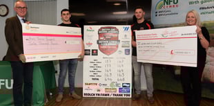 Record-breaking shearers raise £24,000 charity