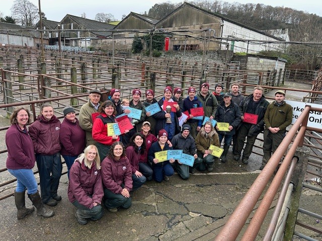 Prize-winning lambs and ewes drew strong demand at Knighton Market’s Christmas Fatstock Show and Sale