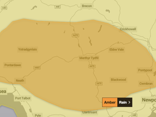 Amber warning issued as Storm Bram set to bring flooding