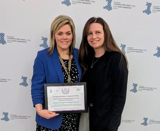 Dyfed-Powys Police wins award for stalking support