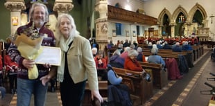 Mary Fellowes honoured at Hay Dial-a-Ride Christmas event