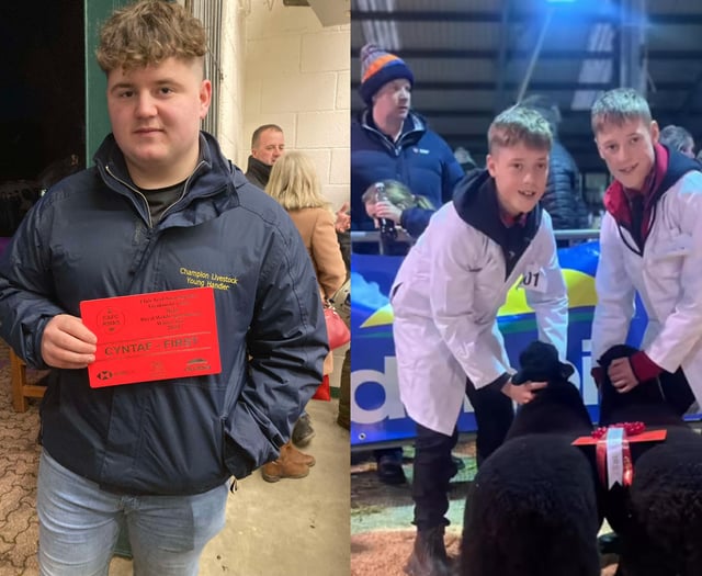 Pontfaen YFC members shine at Royal Welsh Winter Fair