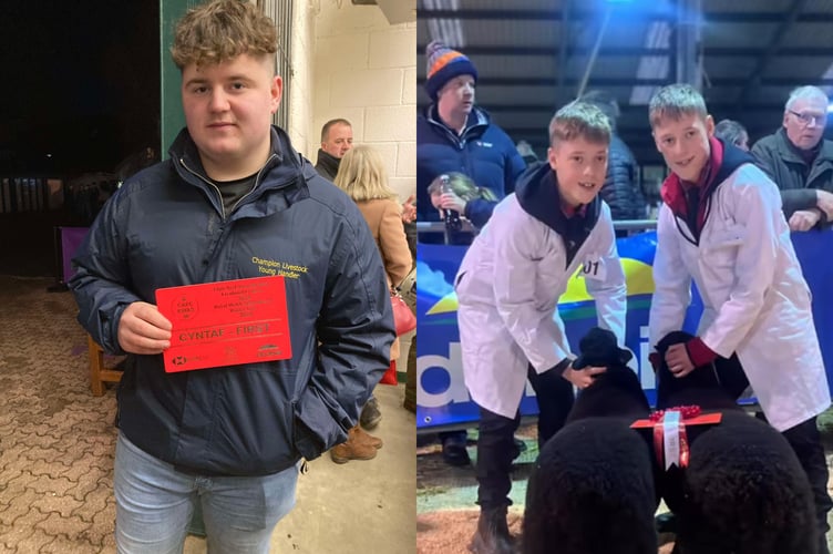 Left is Ollie Davies and right is Kaiden and Joshua Witcomb