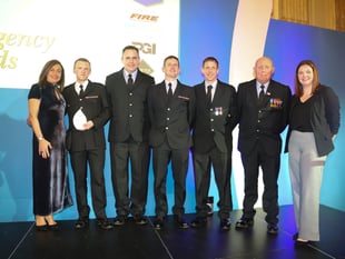 Fire service wins UK award for boosting on-call cover