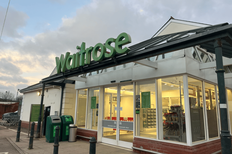 Waitrose in Monmouth warmly welcomes customers back after closing due to damage from Storm Claudia.