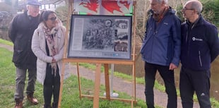 Tribute panel unveiled to industrial pioneer George Overton