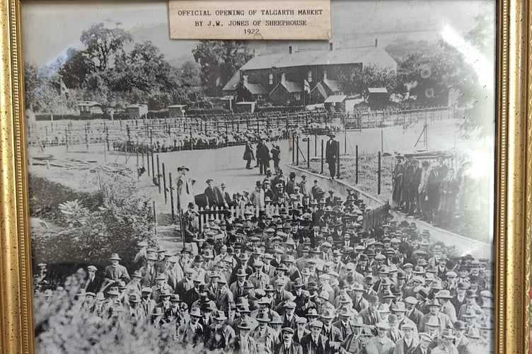 The opening of Talgarth Market in September 1925