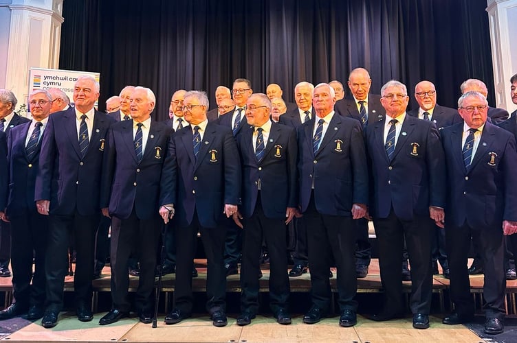 Dowlais Male Voice Choir performed to a full house