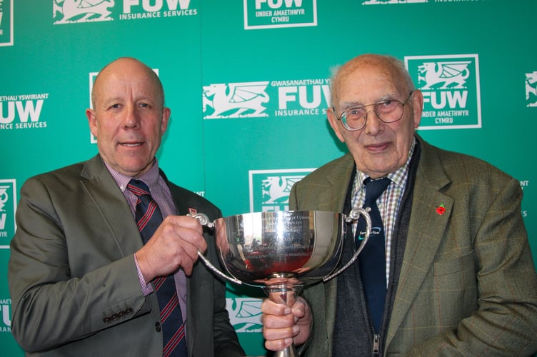 FUW President Ian Rickman and Terry Bayliss