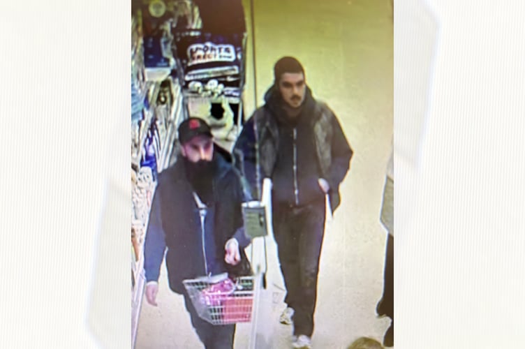 Police are appealing for help to identify these two people