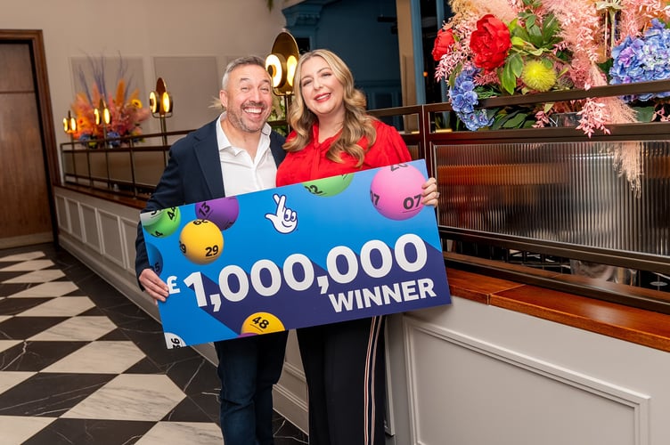 Richard Davies and Faye Stevenson-Davies are celebrating a second £1 million National Lottery win, seven years after first becoming millionaires
