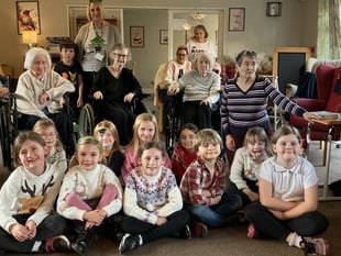 Year 2 pupils bring Christmas cheer to nursing home