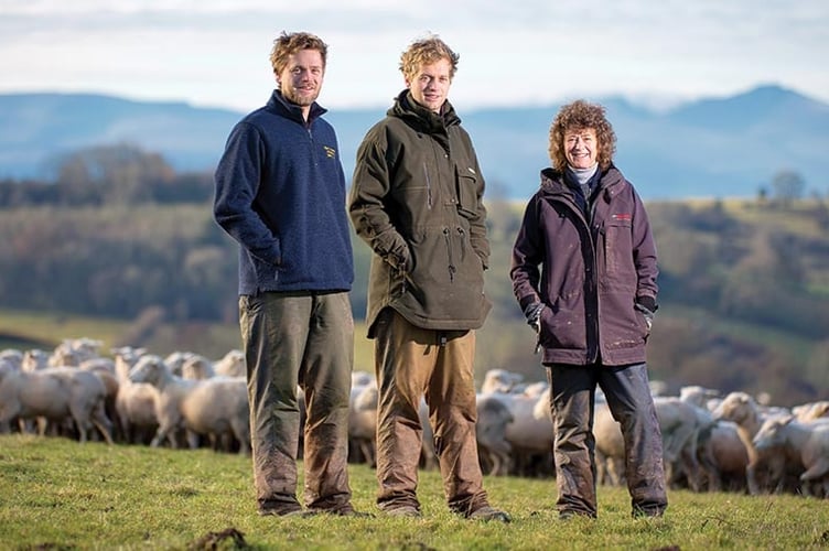 Hay-on-Wye farmer Will Sawday, whose flock has benefited from the Welsh Sheep Genetics Programme