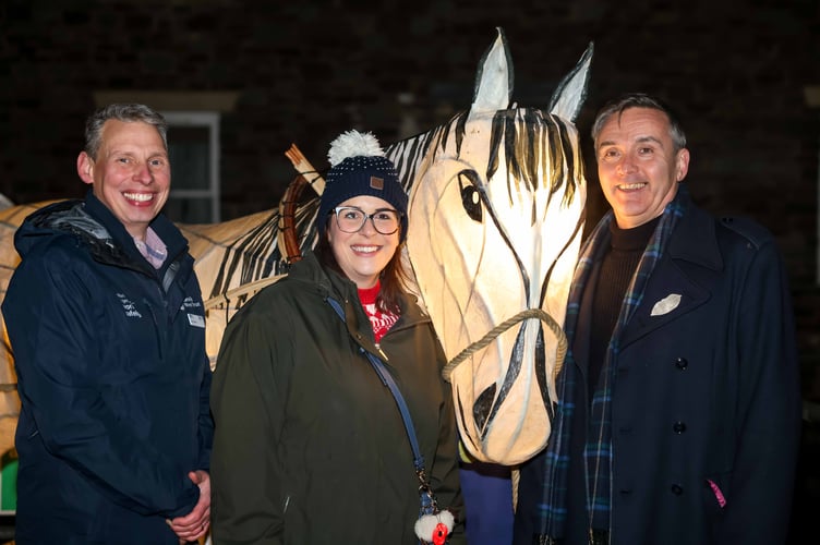 Left to right: Ben Cottam regional director, Fay Jones Welsh Chair, Campbell Robb CEO Canal & River Trust
