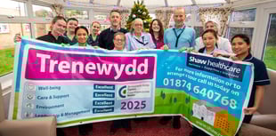 Brecon care home celebrates excellent inspection report