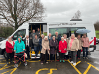 New community bus in Llandrindod Wells