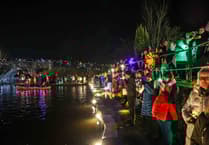 IN PICTURES: Lighting up Brecon Canal for 225th anniversary