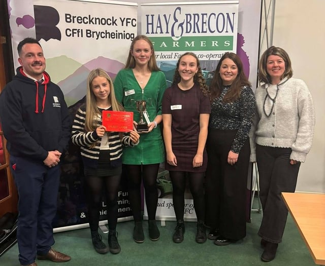 Brecknock Young Farmers find their voice at speaking day