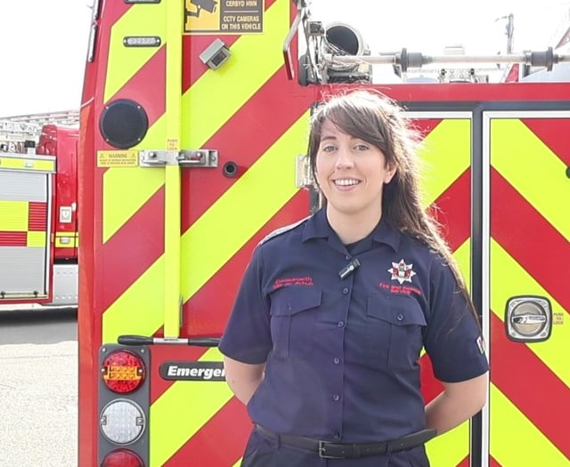 Meet Sioned: On-Call Firefighter making a difference in her community