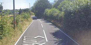 Crickhowell to Gilwern road currently closed due to collision