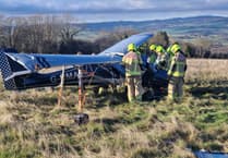Pilot rescued after light aircraft crash-lands near Talgarth