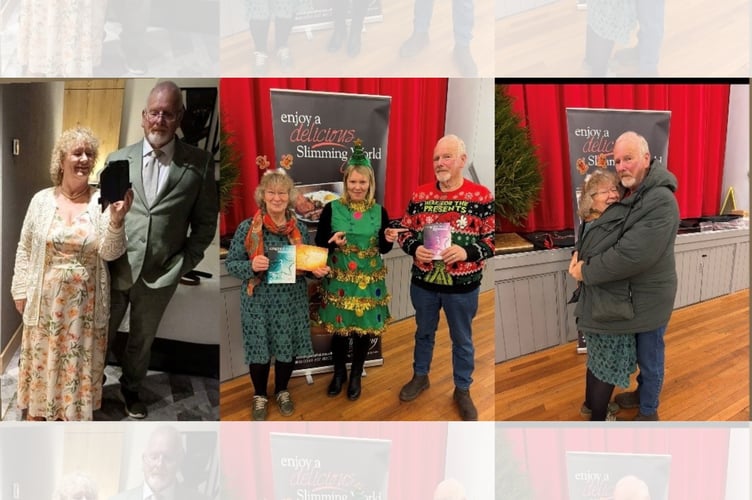 Cheryl and Andy Hood, who attend the Slimming World group in Builth Wells, say taking on their weight loss journey together has helped them lose a combined 6.5 stone