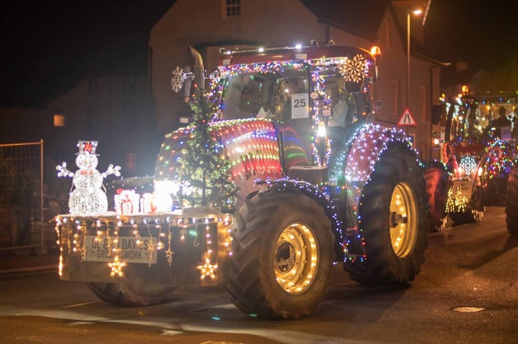 The run spread plenty of Christmas magic as drivers followed a route through Brecon and its surrounding villages