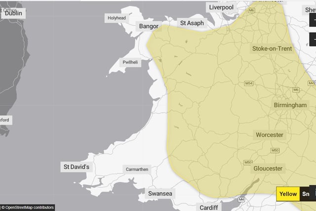 Snow and ice warning issued 
