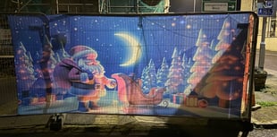 Anonymous banners blanket Britain’s smallest town