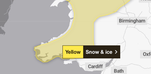 Further snow and ice weather warnings issued for Powys
