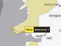 Further snow and ice weather warnings issued for Powys