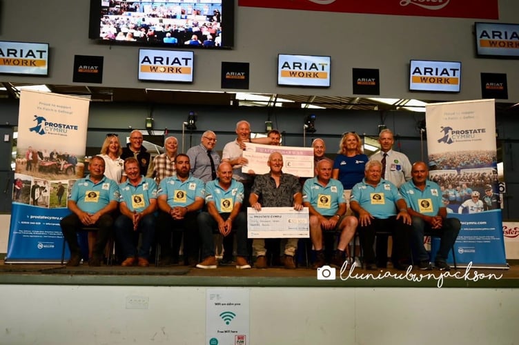 Prostate Cymru received a donation from NFU Mutual’s national Agency Giving Fund