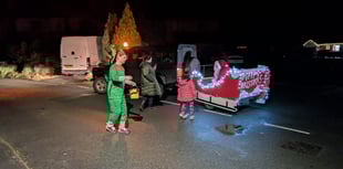 Hundreds raised during Father Christmas village visits