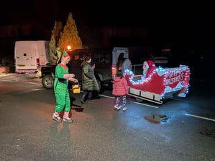 Hundreds raised during Father Christmas village visits