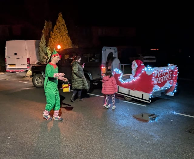 Hundreds raised during Father Christmas village visits