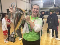 Sardinia success for keeper Alice Evans