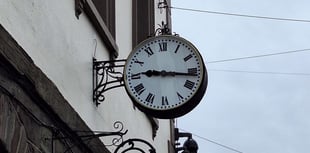 Historic Brecon clock returns following repairs
