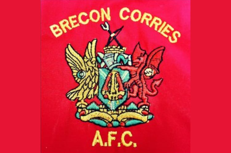 Brecon Corries twice led the game but were pegged back by 10-man Caldicot Town