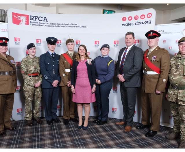 Years of service and young talent recognised at Powys ceremony