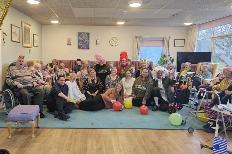 Cartref Care Home in Hay-on-Wye enjoyed a pantomime performance of Cinderella