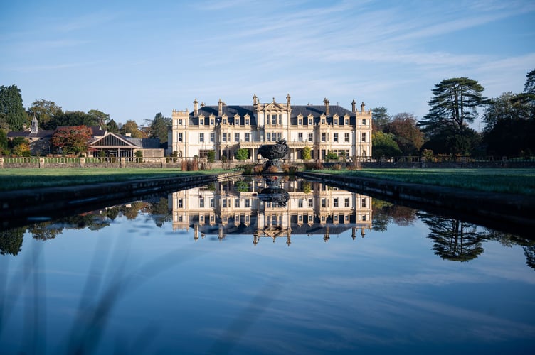 The newly restored façade of Dyffryn House which sits at the centre of Dyffryn Gardens near Cardiff