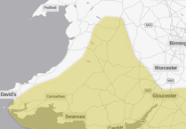 Yellow rain warning for Brecon and Radnorshire as 50–80mm expected